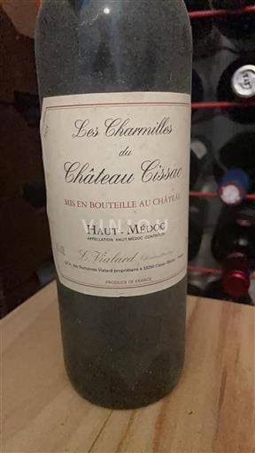 Burdeos Haut-Médoc Château Cissac Les Charmilles 1995