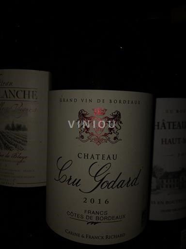 Bordeaux Francs Côtes de Bordeaux Château Cru Godard 2016