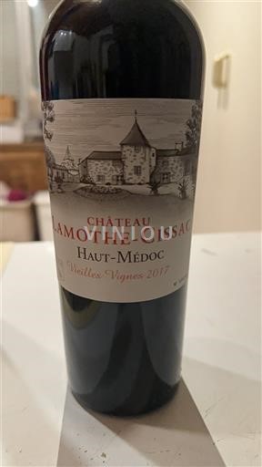 Bordeaux Haut-Médoc Château Lamothecissac Vieilles Vignes 2017