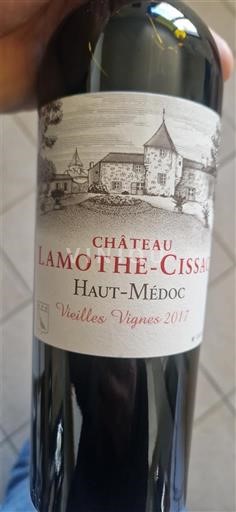 Бордо Го-Медок Château Lamothecissac Vieilles Vignes 2017