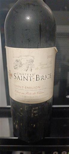 Bordeaux Saint-Émilion Château Saint Brice 2002