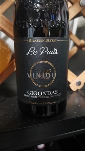 Vin Rouge sec Le Puits Hilarion Bézert 2023 France Vallée du Rhône Gigondas AOC