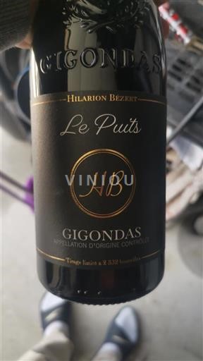 Valle del Rodano Gigondas Hilarion Bezert Le Puits 2023