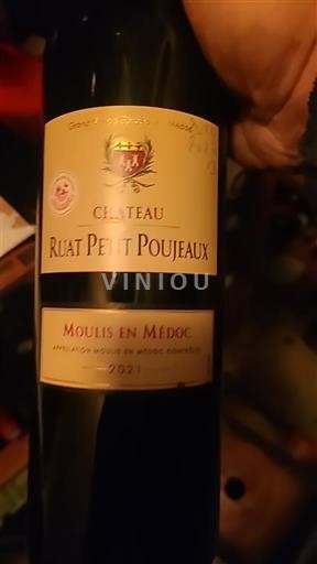 Bordeaux Moulis-en-Médoc Ruat Petit Poujeaux 2021