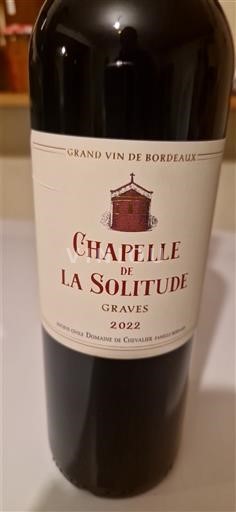 Bordeaux Graves Chapelle De La Solitude 2022