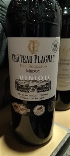 Bordeaux Médoc Cru Bourgeois Château Plagnac 2022
