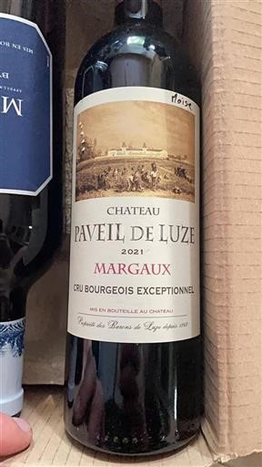 Bordéus Margaux Cru Bourgeois Exceptionnel Paveil De Luze 2021