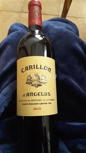 Bordeaux Saint-Émilion Grand Cru Grand Cru Château Angélus Carillon d'Angélus 2015
