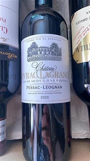 Bordéus Pessac-Léognan Château Civrac Lagrange 2020