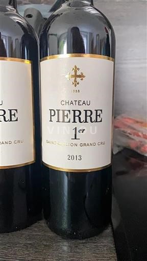 Bordeaux Saint-Émilion Grand Cru Grand Cru Château Pierre 1er 2013