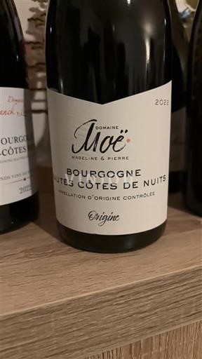 Borgonha Hautes Côtes de Nuits Moé Origine 2022