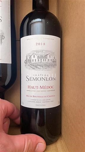 Bordeaux Haut-Médoc Château Semonlon 2018