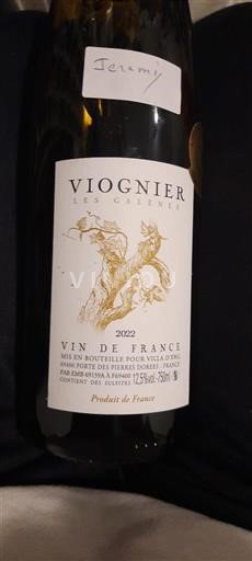 Rhônen laakso Määrittelemätön Les Galènes Viognier 2022