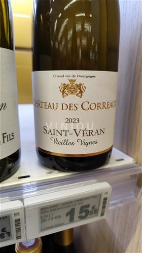 Bourgogne Saint-Véran Château Des Correaux Vieilles Vignes 2023