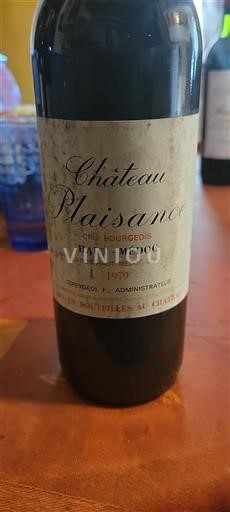 Burdeos Haut-Médoc Cru Bourgeois Château Plaisance 1979