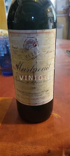 Bordeaux Saint-Estèphe Marbœuf 1976