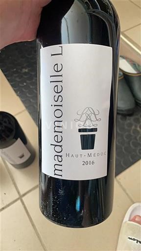 Bordéus Haut-Médoc Mademoiselle L 2016
