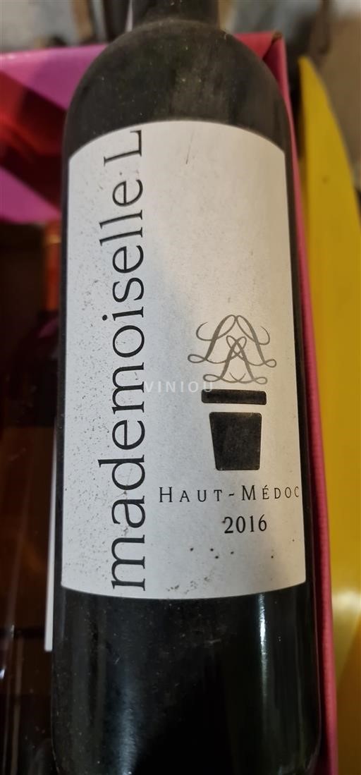 Bordéus Haut-Médoc Mademoiselle L 2016