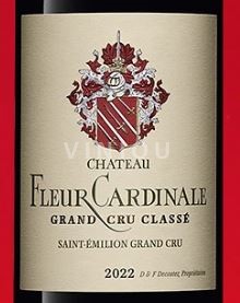 Bordeaux Saint-Émilion Grand Cru Grand Cru Château Fleur Cardinale 2022