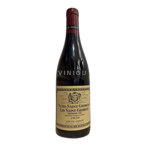 Vin Rouge sec Les Saint-Georges Louis Jadot 2020 France Bourgogne Nuits-saint-georges AOC Premier Cru