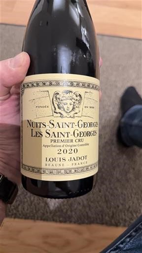 Burgundi Nuits-saint-georges Premier Cru Domaine Louis Jadot Les Saint-Georges 2020