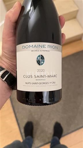 Burgundi Määrittelemätön Premier Cru Domaine Rion Clos Saint-Marc 2020