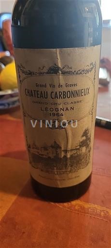 Burdeos Pessac-Léognan Grand Cru Château Carbonnieux 1964
