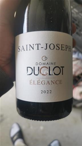 Valle del Rodano Saint-Joseph Domaine Duclot Élégance 2022