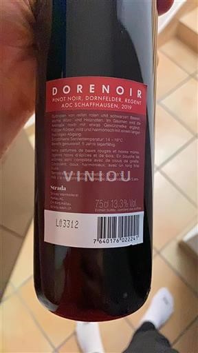 Schaffhausen Schaffhausen AOC Strada Weinkellerei Dorenoir 2019