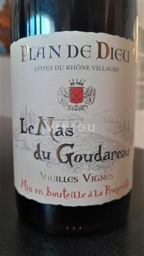 Rhônen laakso Määrittelemätön Le Mas Du Goudareau Vieilles Vignes Ei vuosikertaa