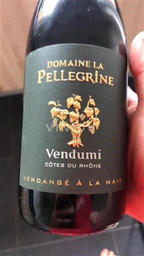 Rhône-dalen Côtes-du-Rhône Domaine La Pellegrine Vendumi 2015