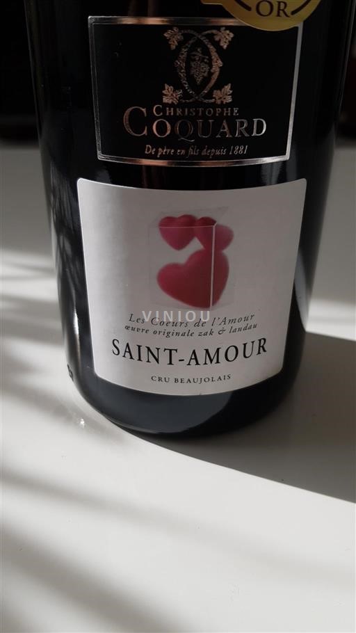 Beaujolais Saint-Amour Christophe Coquard Les Coeurs de l'Amour Ikke årgangsbestemt