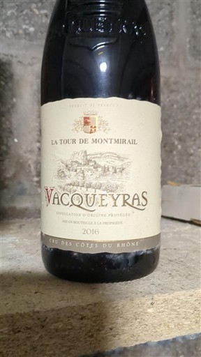 Rhône-dalen Vacqueyras La Tour De Montmirail 2016