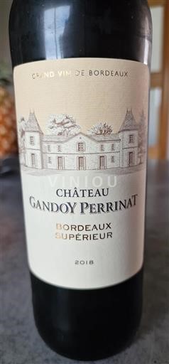Bordeaux Bordeaux superiore Château Gandoyperrinat 2018