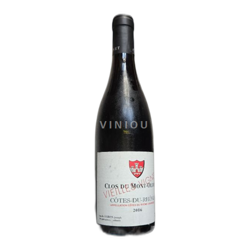 Vin Rouge sec Vieilles Vignes Clos du Mont-Olivet 2016 France Vallée du Rhône Côtes-du-rhône AOC