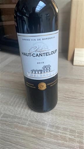 Bordeaux Non specificato Haut Canteloup 2019
