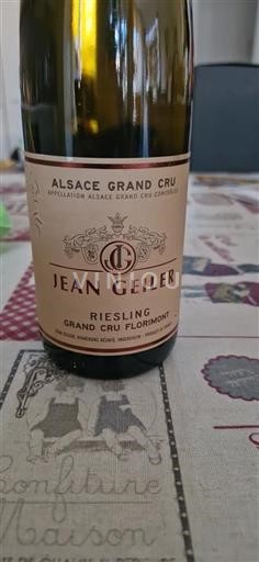Alsasko Alsasko Grand Cru Grand Cru Jean Geiler Grand Cru Florimont 2019