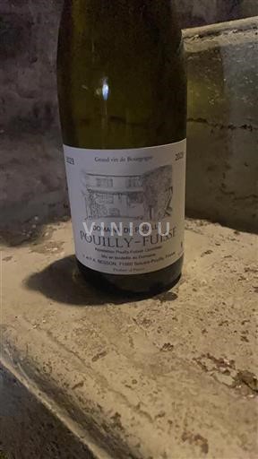 Vin Blanc sec Domaine Pouilly 2023 France Bourgogne Pouilly-fuissé AOC