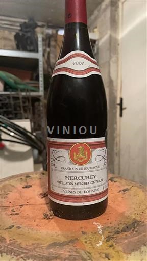 Bourgogne Mercurey Domaine Vignes Du 2007