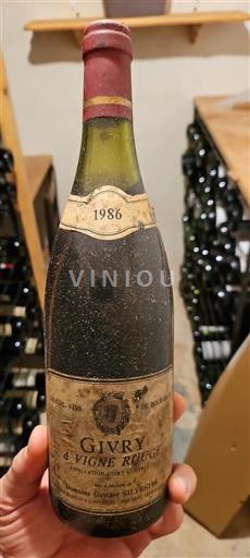 Burgundija Givry Domaine Gustave Silvestre À Vigne Rouge 1986