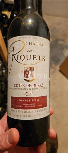 South West Côtes de Duras Château Les Riquets 2001