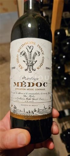 Bordeaux Médoc Prestige 1989