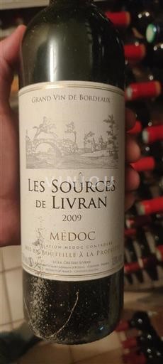 Bordeaux Médoc Château Livran Les Sources de Livran 2009