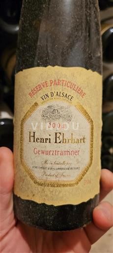 Alsace Henri Ehrhart Réserve Particulière 2004