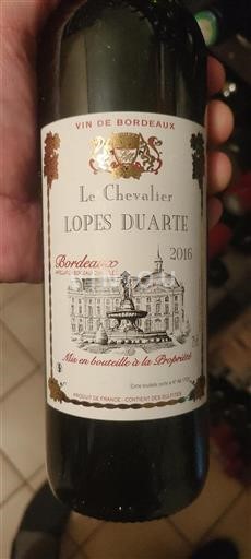 Burdeos Bordeaux Le Chevalier Lopes Duarte 2016