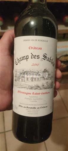 Bordeaux Montagne-saint-émilion Château Champ Des Sables 2010