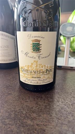 Rhône-dalen Châteauneuf-du-Pape Domaine Moulin Tacussel 2020