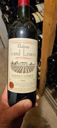 Bordeaux Bordeaux Supérieur Château Grand Lesnier 1996