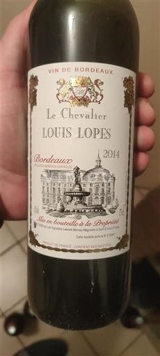 Burdeos Bordeaux Le Chevalier Louis Lopes 2014