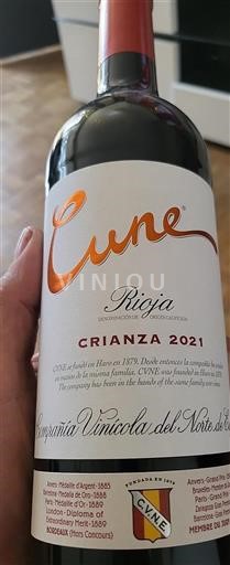 Vin Rouge sec Crianza Compañía Vinícola del Norte de España 2021 Espagne La Rioja Rioja DO